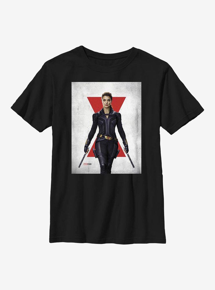 Marvel Black Widow Melina Poster Youth T-Shirt