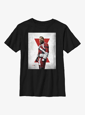 Marvel Black Widow Red Guardian Poster Youth T-Shirt
