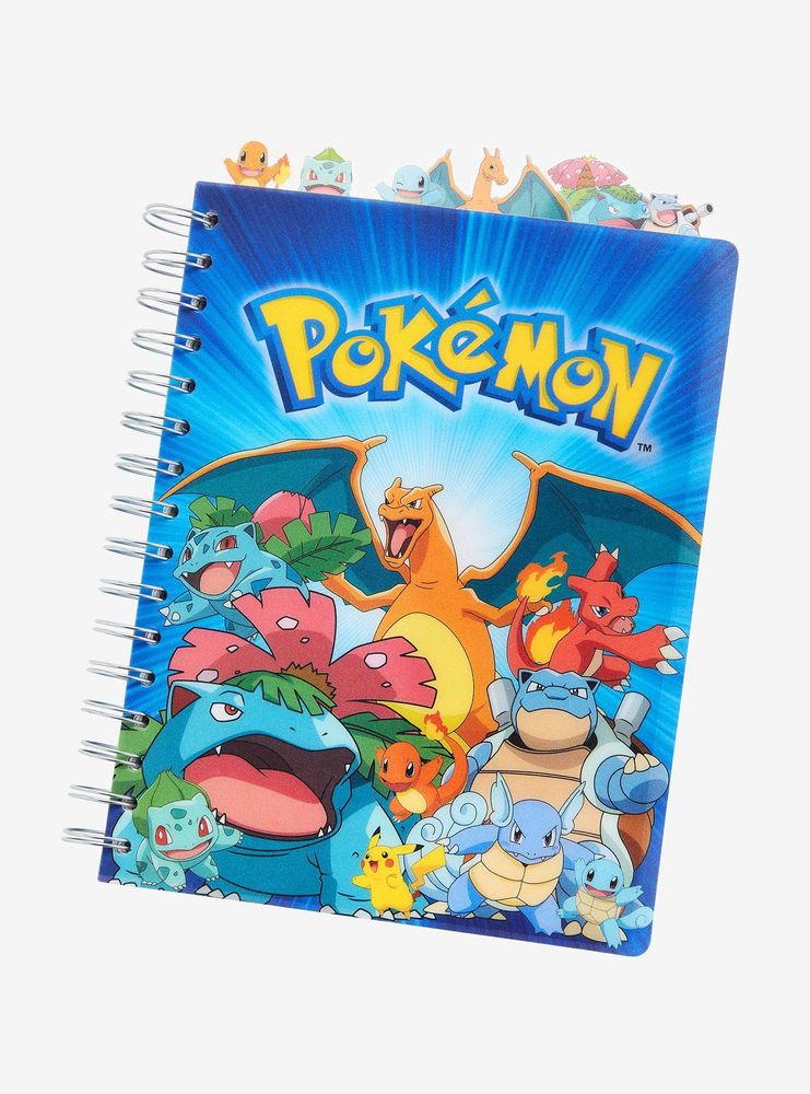 Pokémon Kanto Starters Evolutions Tab Journal