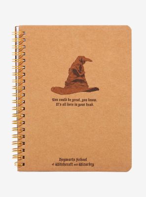 Cakeworthy Harry Potter Sorting Hat Spiral Notebook