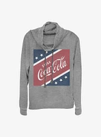 Coca-Cola The U.S. Drink Cowlneck Long-Sleeve Girls Top