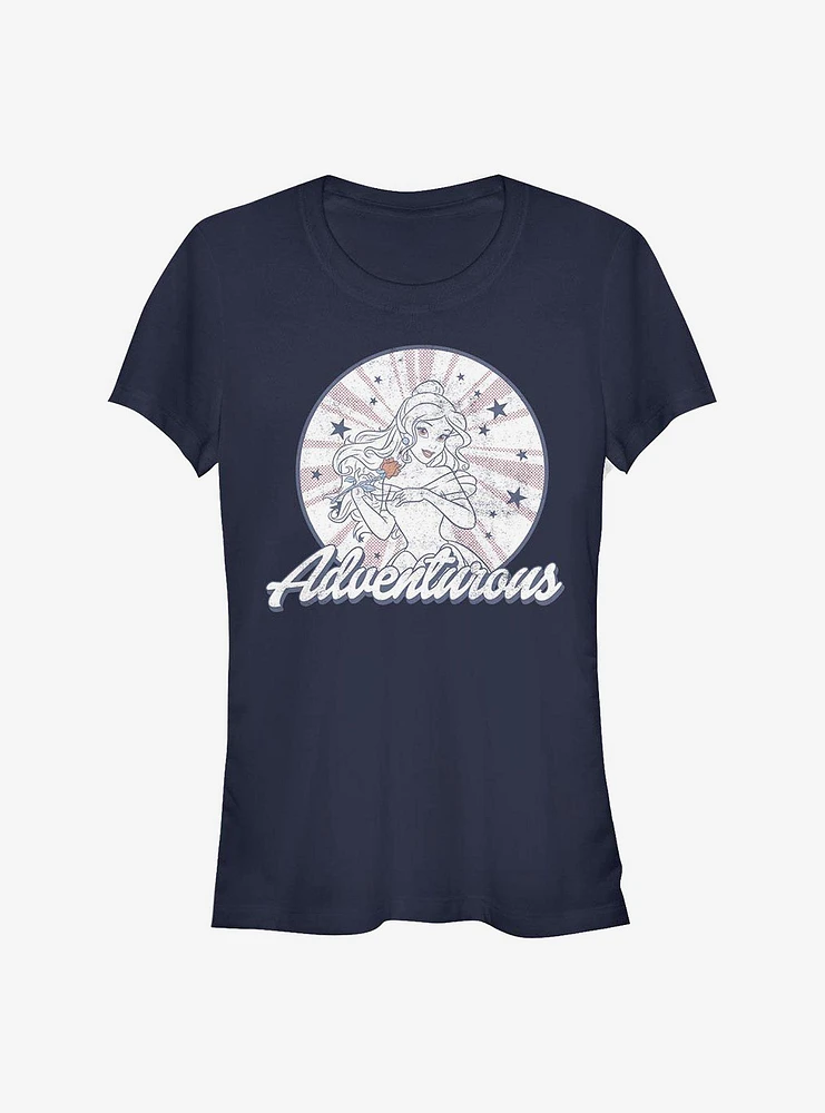 Beauty And The Beast Stars Adventurous Belle Girls T-Shirt