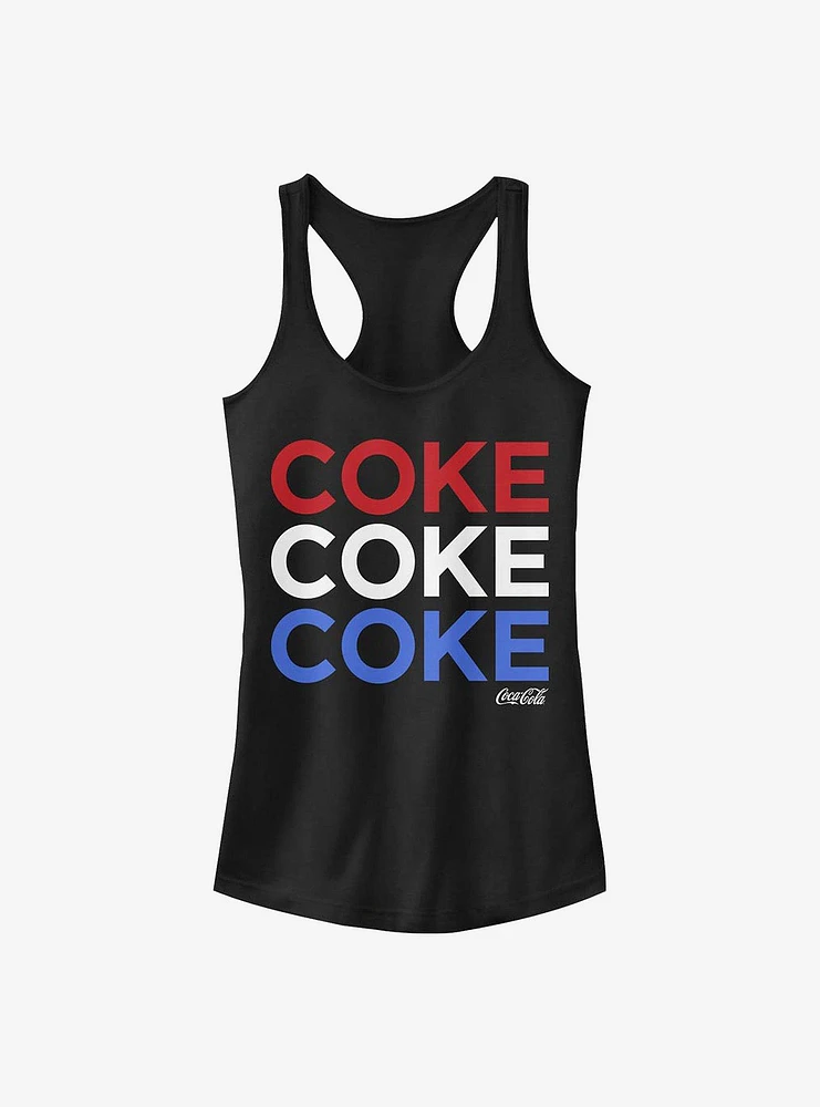 Coca-Cola Red White And Coke Girls Tank