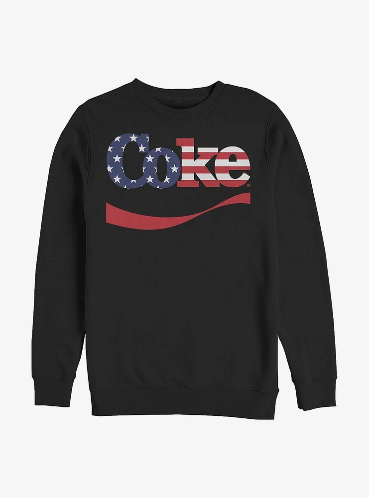 Coca-Cola Spangled Coke Crew Sweatshirt