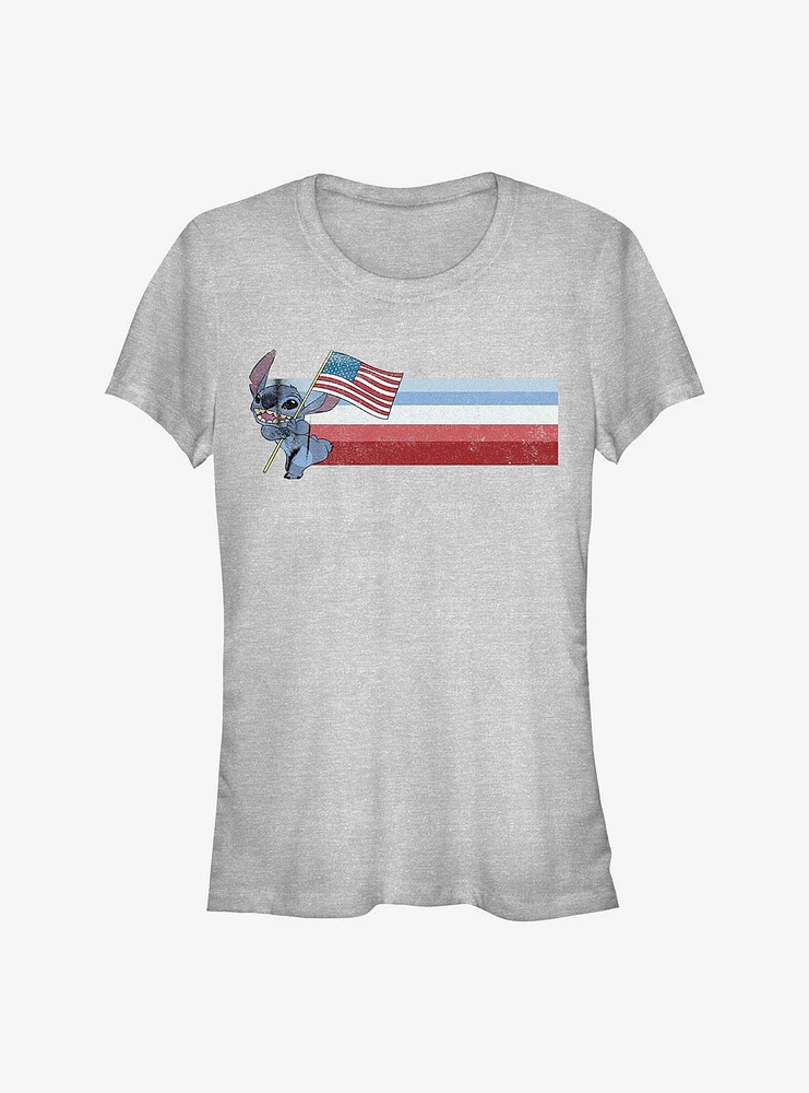 Disney Lilo & Stitch Flag Girls T-Shirt