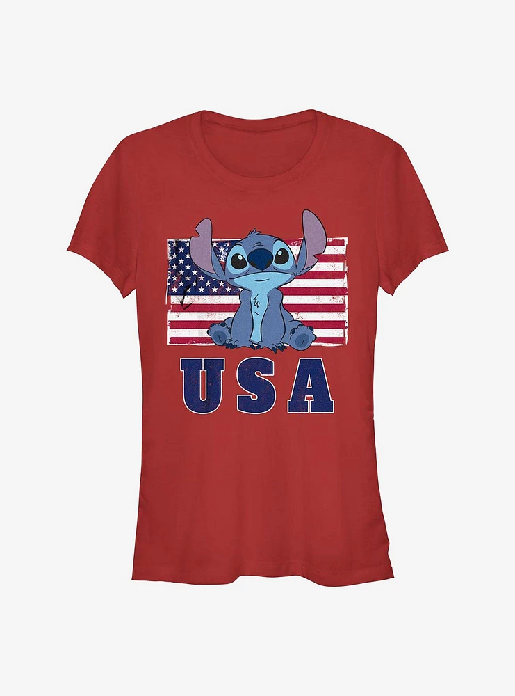 Disney Lilo & Stitch 'Merica Girls T-Shirt