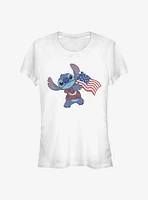 Disney Lilo & Stitch Tropical Flag Girls T-Shirt