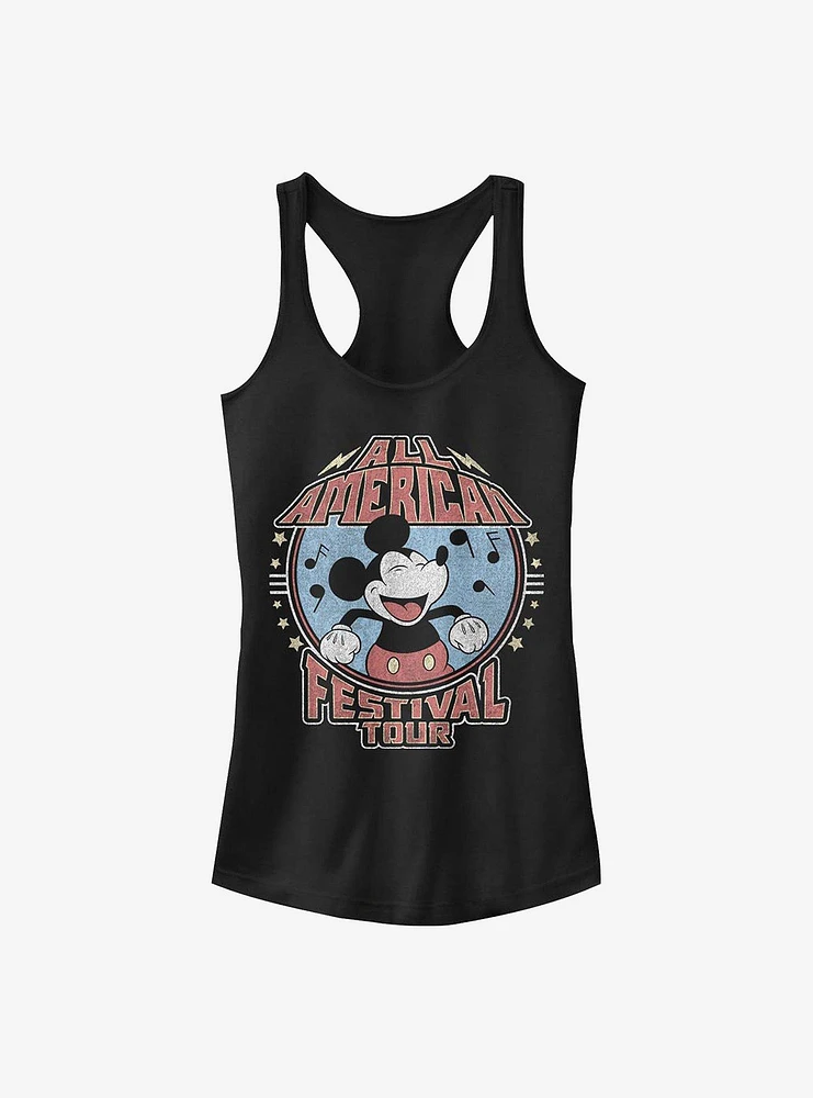 Disney Mickey Mouse All American Festival Tour Girls Tank