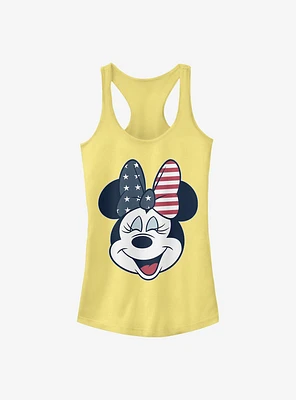 Disney Minnie Mouse America Bow Girls Tank