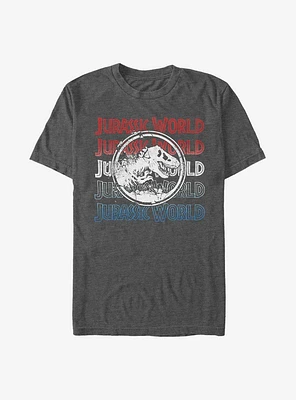 Jurassic Park Logo Repeat T-Shirt