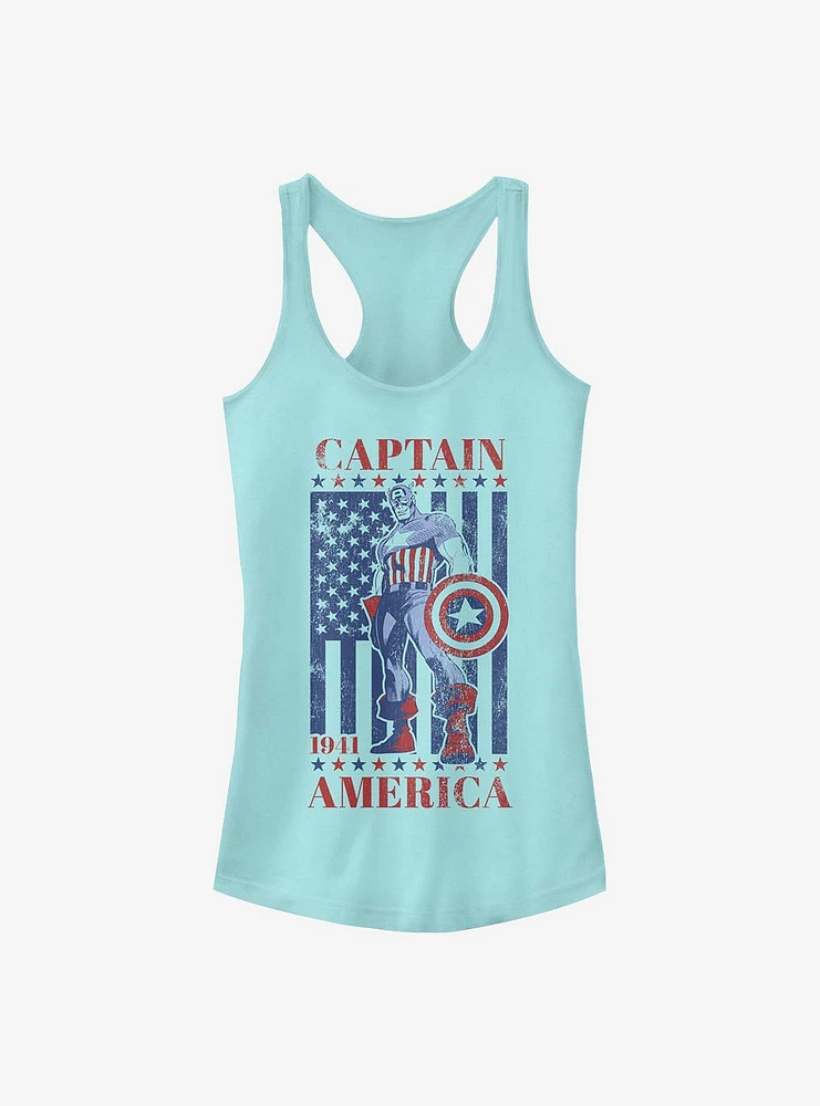 Marvel Captain America 'Merica Girls Tank