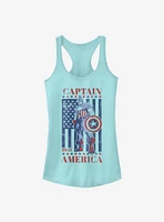 Marvel Captain America 'Merica Girls Tank