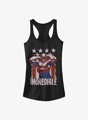 Marvel Hulk Flag Girls Tank