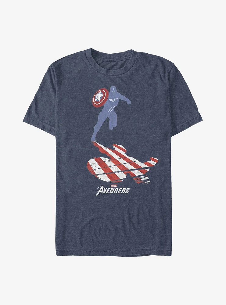 Marvel Captain America Silhouette T-Shirt