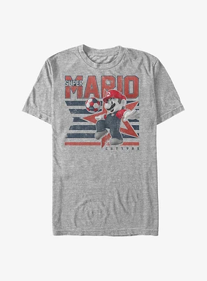 Nintendo Mario Soccer Stripes T-Shirt