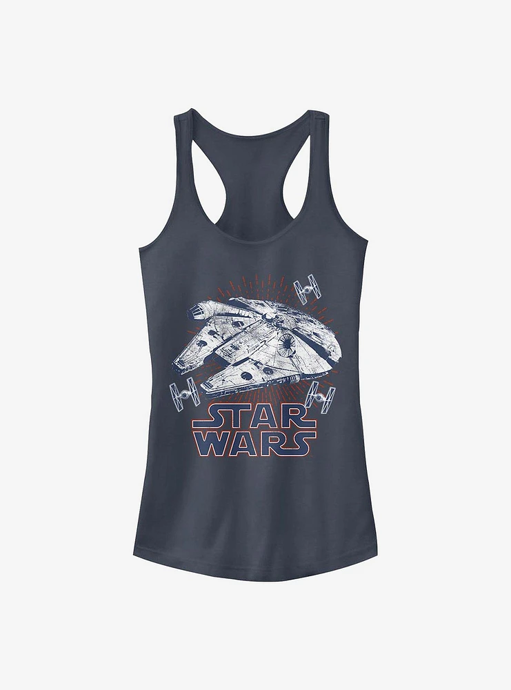 Star Wars Falcon Rays Girls Tank