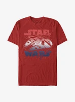 Star Wars Spangled Falcon T-Shirt