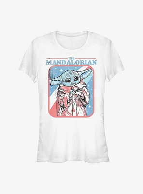 Star Wars The Mandalorian Stars Stripes Child Girls T-Shirt