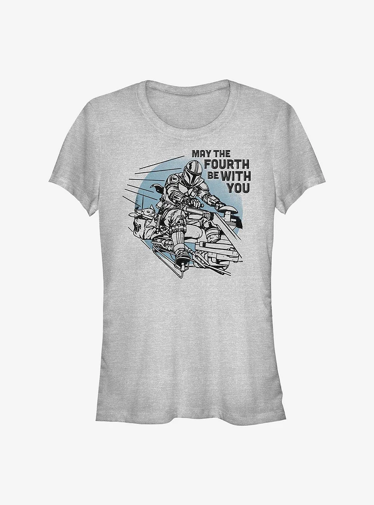 Star Wars The Mandalorian Child May Fourth Girls T-Shirt