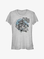 Star Wars The Mandalorian Child May Fourth Girls T-Shirt