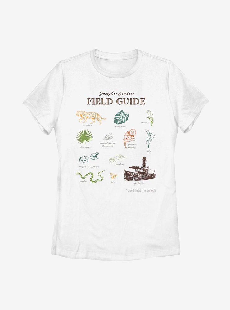 Disney Jungle Cruise Field Guide Womens T-Shirt