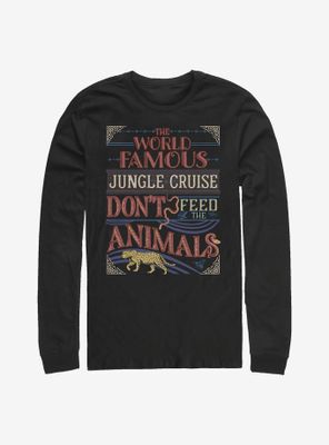 Disney Jungle Cruise The World Famous Don't Feed Animals Long-Sleeve T-Shirt