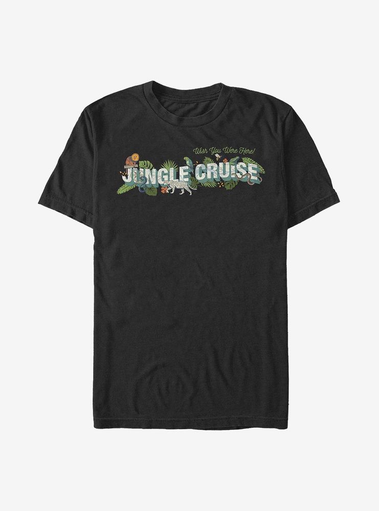 Disney Jungle Cruise Wish You Were Here! Postcard T-Shirt