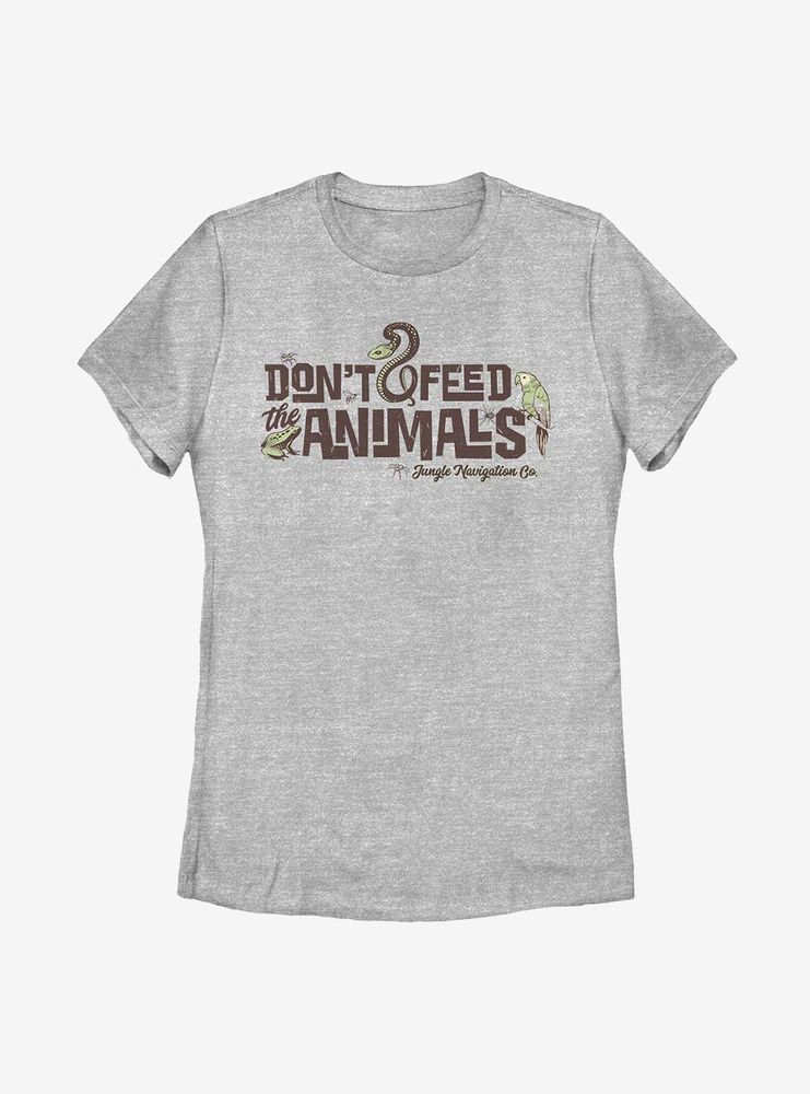 Disney Jungle Cruise Don't Feed The Animals Womens T-Shirt