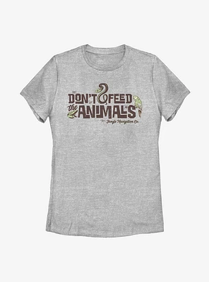 Disney Jungle Cruise Don't Feed The Animals Womens T-Shirt