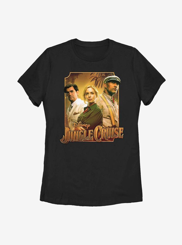 Disney Jungle Cruise Squad Poster Womens T-Shirt