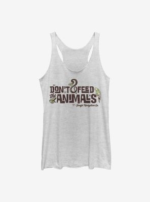Disney Jungle Cruise Don't Feed The Animals Womens Tank Top