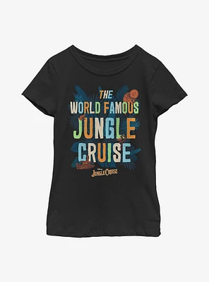 Disney Jungle Cruise The World Famous Youth Girls T-Shirt