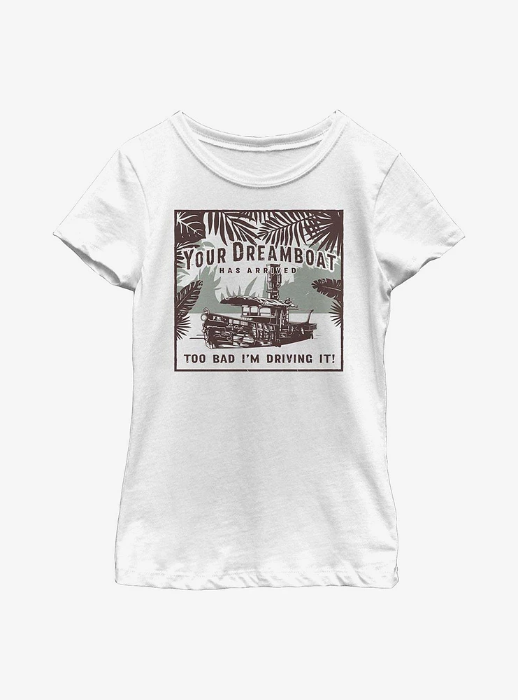 Disney Jungle Cruise Your Dreamboat Has Arrived Youth Girls T-Shirt
