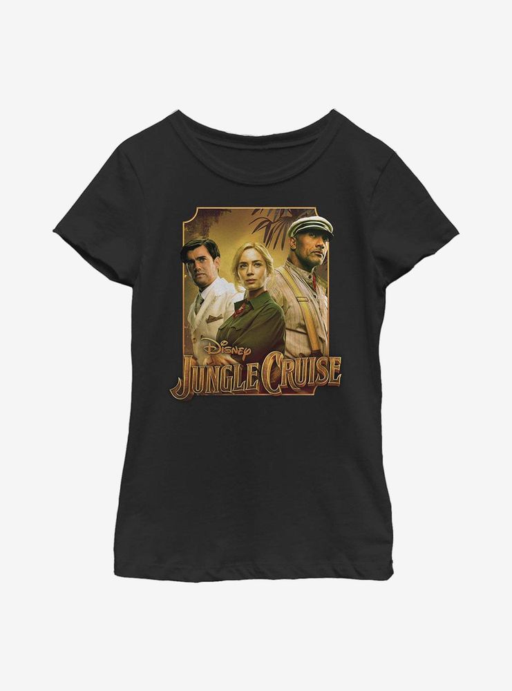 Disney Jungle Cruise Squad Poster Youth Girls T-Shirt