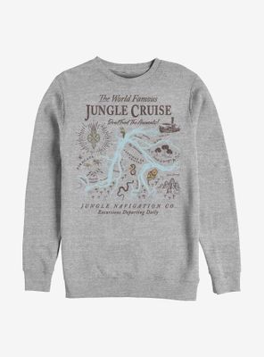 Disney Jungle Cruise Map Sweatshirt