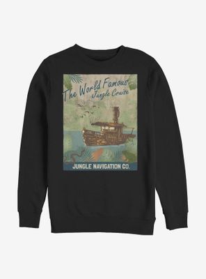 Disney Jungle Cruise Vintage Poster Sweatshirt