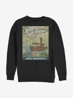 Disney Jungle Cruise Vintage Poster Sweatshirt