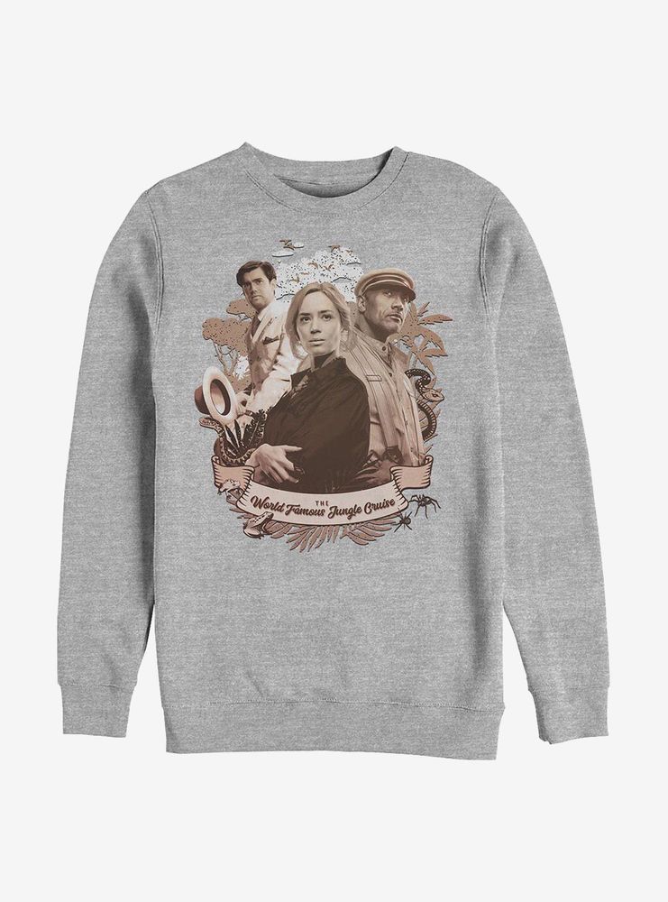 Disney Jungle Cruise World Famous Trio Sweatshirt