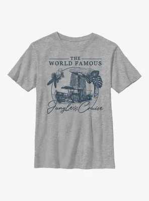 Disney Jungle Cruise World Famous Waterfall Youth T-Shirt