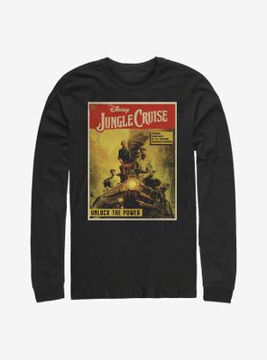 Disney Jungle Cruise Comic Cover Long-Sleeve T-Shirt