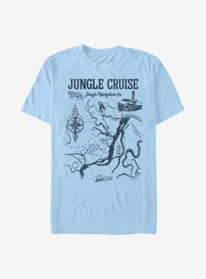 Disney Jungle Cruise Map T-Shirt