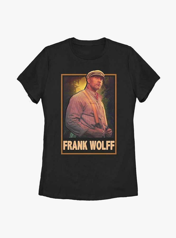 Disney Jungle Cruise Frank Wolff Hero Shot Womens T-Shirt