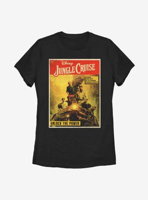 Disney Jungle Cruise Comic Cover Womens T-Shirt
