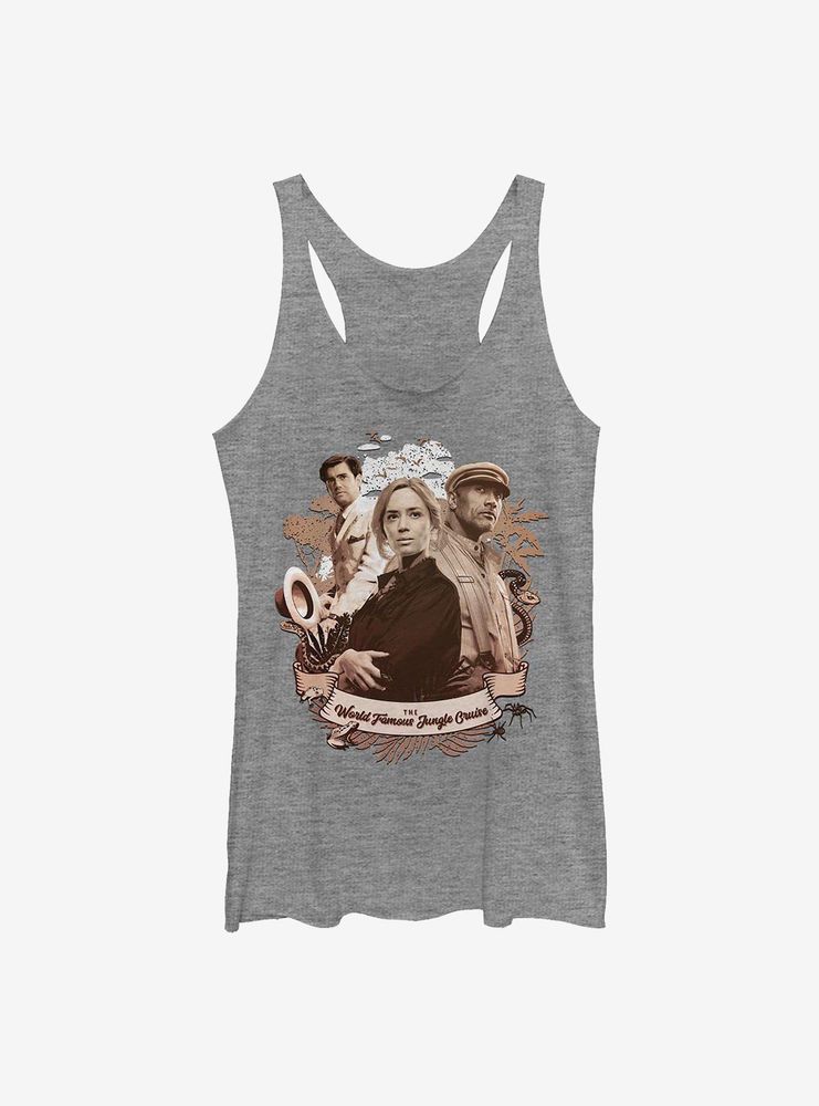 Disney Jungle Cruise World Famous Trio Womens Tank Top