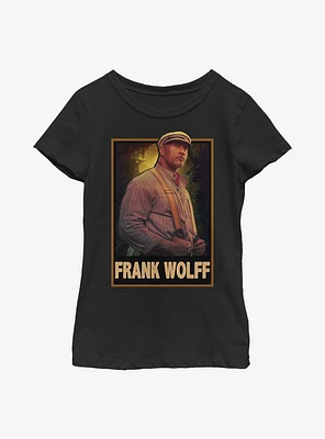Disney Jungle Cruise Frank Wolff Hero Shot Youth Girls T-Shirt