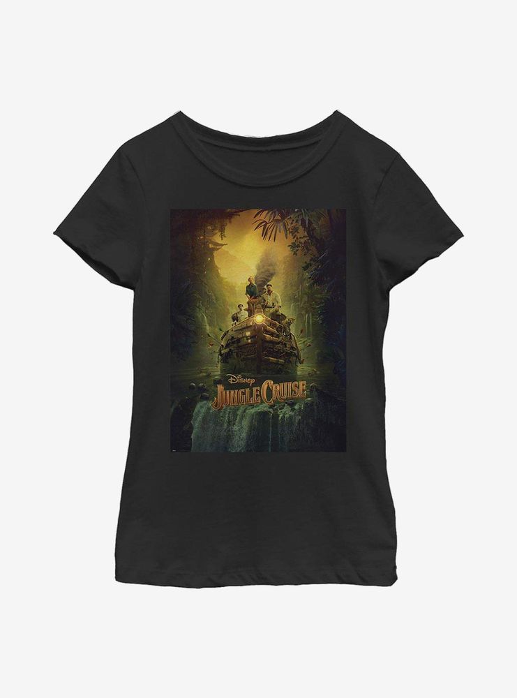 Disney Jungle Cruise Poster Youth Girls T-Shirt