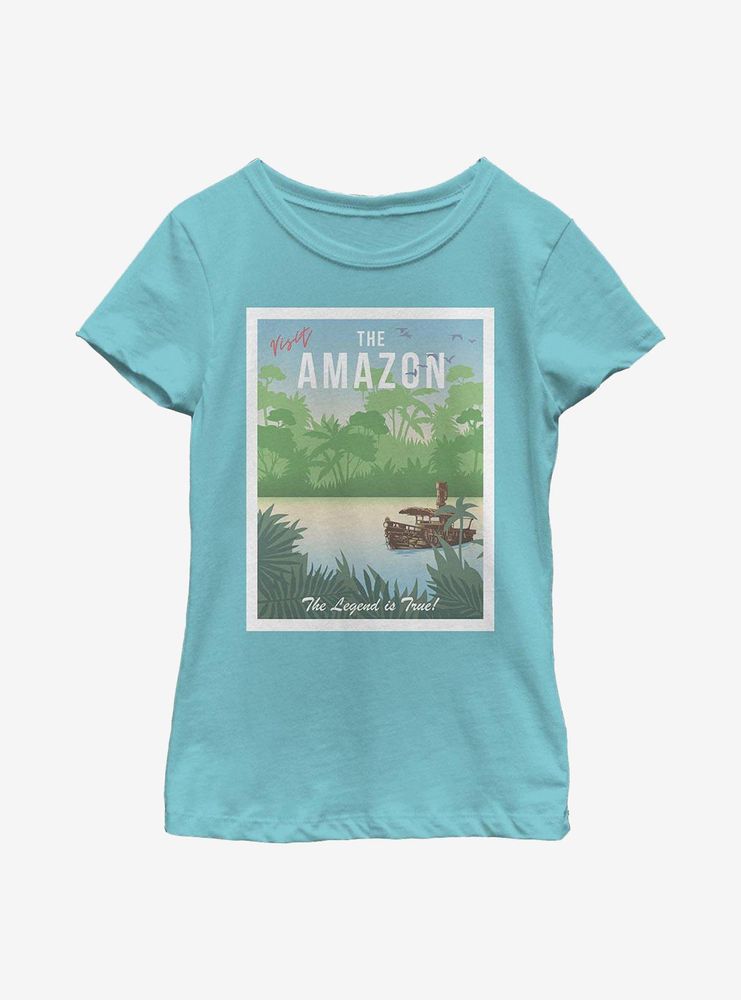 Disney Jungle Cruise Visit The Amazon Youth Girls T-Shirt