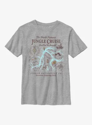 Disney Jungle Cruise Map Youth T-Shirt