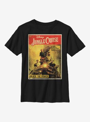 Disney Jungle Cruise Comic Cover Youth T-Shirt