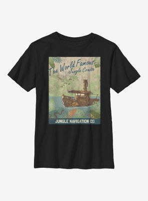 Disney Jungle Cruise Vintage Poster Youth T-Shirt